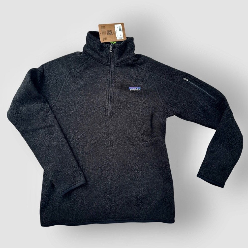 NEW: Patagonia women’s Better Sweater 1/4 zip Black